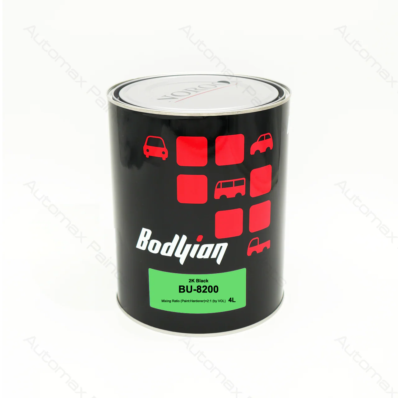 BU-8200 2K Standard Black 4Lt/Can