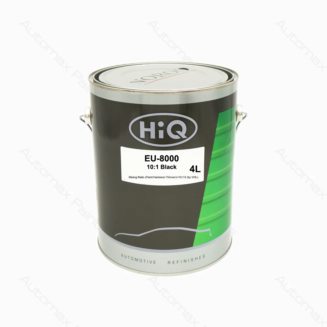 HiQ EU-8000 10:1 Black 4Lt/Can