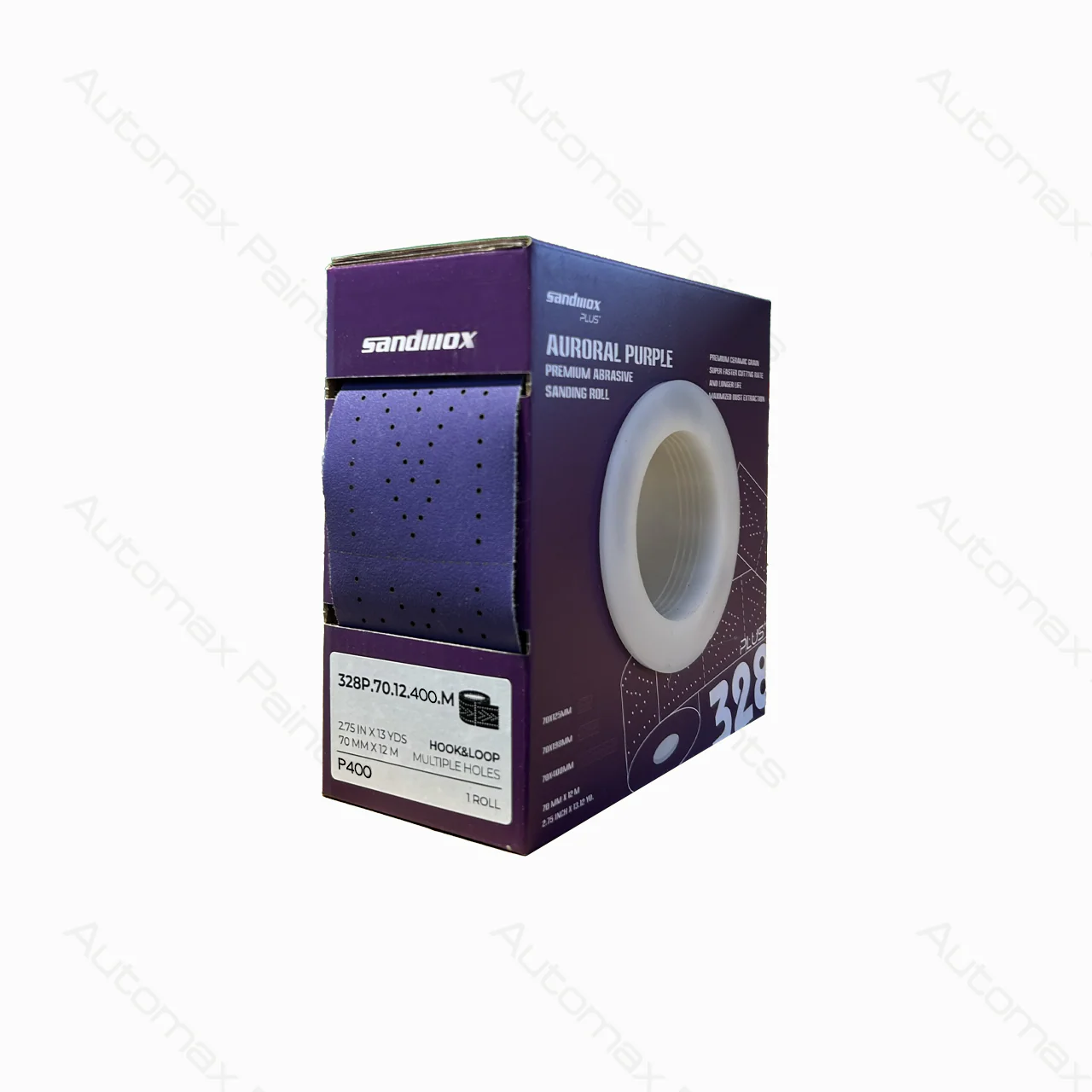 328 Plus Purple Ceramic Film Sanding Roll P400